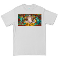 Dove Grey merino ram license plate Premium Tee - BarkalooDesign