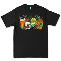 Black sloth coffee cups Premium Tee - Zillion Design Studio