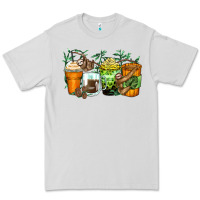 Dove Grey sloth coffee cups Premium Tee - Zillion Design Studio