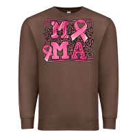 Chestnut Breast Cancer Awareness mama ribbon Premium Sweatshirt - LillyAllenDesigns