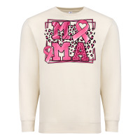 Sandshell Breast Cancer Awareness mama ribbon Premium Sweatshirt - LillyAllenDesigns