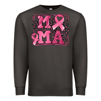 Smoke Breast Cancer Awareness mama ribbon Premium Sweatshirt - LillyAllenDesigns