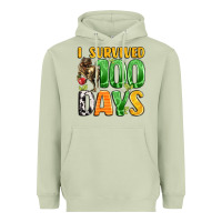 Matcha dinosaur 100day celebration Heavyweight Hoodie - LillyAllenDesigns