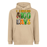 Mushroom dinosaur 100day celebration Heavyweight Hoodie - LillyAllenDesigns