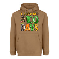 Toasted Coconut dinosaur 100day celebration Heavyweight Hoodie - LillyAllenDesigns