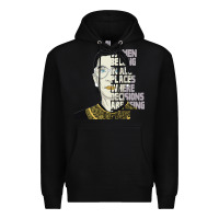 Black RBG Ruth Bader Ginsburg Women Belong In All Places Premium Hoodie - Bettercallsaul