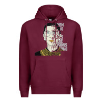 Burgundy RBG Ruth Bader Ginsburg Women Belong In All Places Premium Hoodie - Bettercallsaul