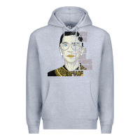 Heather Grey RBG Ruth Bader Ginsburg Women Belong In All Places Premium Hoodie - Bettercallsaul