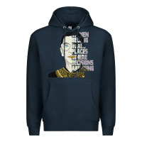 Navy RBG Ruth Bader Ginsburg Women Belong In All Places Premium Hoodie - Bettercallsaul