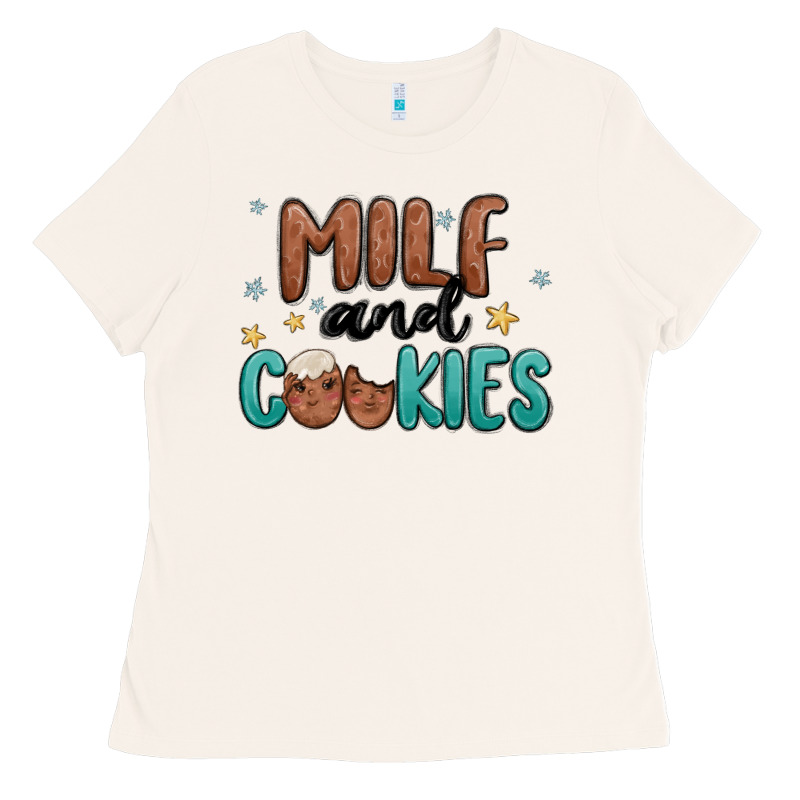 Milf And Cookies Ladies Tee by MaliasSmallBusiness | Teevron