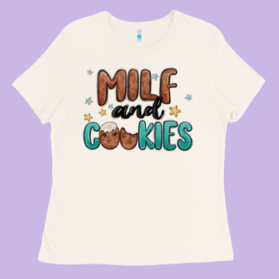 Ladies Tee milf and cookies