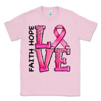 Bubblegum Pink faith hope love Classic Tee - AdoDesignShop
