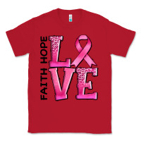 Red faith hope love Classic Tee - AdoDesignShop
