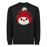Black snowman Heavyweight Sweatshirt - JahusDesignShop