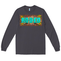 Smoke western rodeo sunflowers weapon  license plate template Long Sleeve Tee - BarkalooDesign
