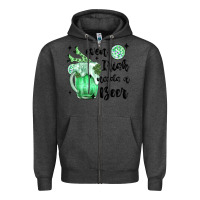 Charcoal Heather even ırısh needs a beer Zipper Hoodie - MaliasSmallBusiness