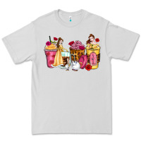Dove Grey princess cartoon coffee cups Premium Tee - Zillion Design Studio