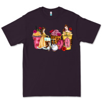 Plum princess cartoon coffee cups Premium Tee - Zillion Design Studio