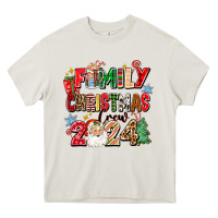 Family Christmas Crew 2024 Heavy Core Tee | Teevron