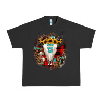 Pigment Black bullskull christmas Urban Heavy Tee - JahusDesignShop