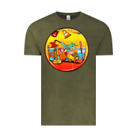 Vintage Olive firefighter coasters Vintage Tee - AdoDesignShop