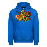 Cobalt juneteenth hearts Urban Hoodie - CowGirlArtShop