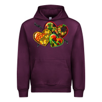 Mauve Wine juneteenth hearts Urban Hoodie - CowGirlArtShop