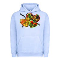 Pigment Grape Ice juneteenth hearts Urban Hoodie - CowGirlArtShop