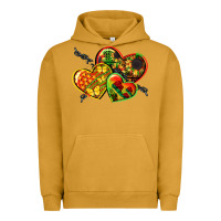 Pigment Peanut Butter juneteenth hearts Urban Hoodie - CowGirlArtShop