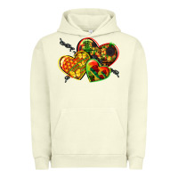Pigment Pistachio juneteenth hearts Urban Hoodie - CowGirlArtShop