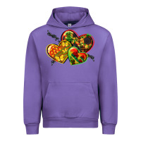 Tulip juneteenth hearts Urban Hoodie - CowGirlArtShop