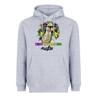 Heather Grey throw me something mister Heavyweight Hoodie - LillyAllenDesigns