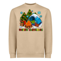 Mushroom merry Christmas camp Heavyweight Sweatshirt - AdoDesignShop