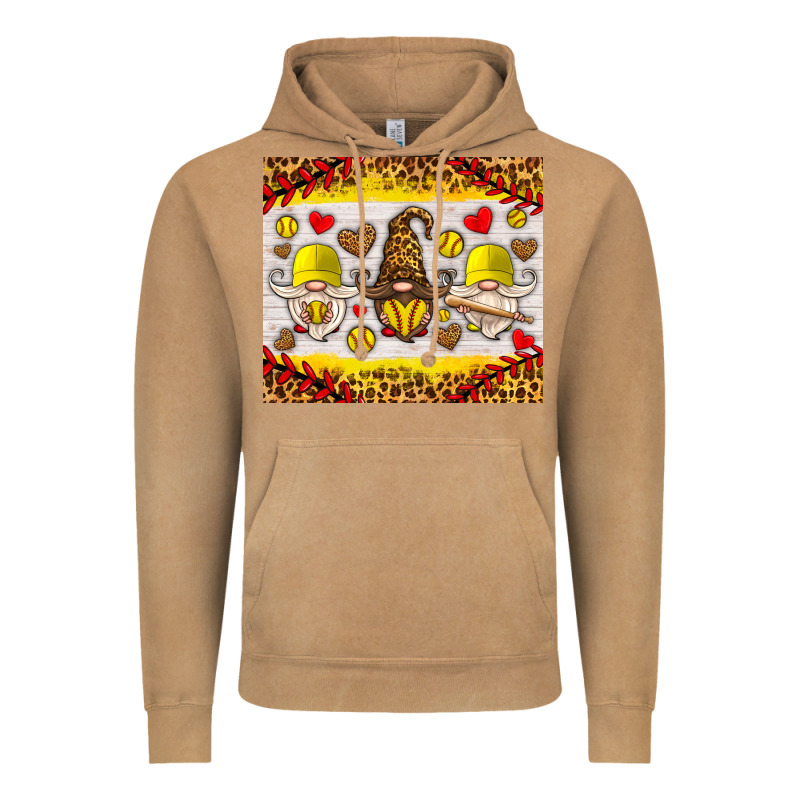 Softball Gnome Vintage Hoodie by HRA Design Shop | Teevron
