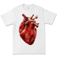 White Anatomical heart Premium Tee - RanaPortraitStore