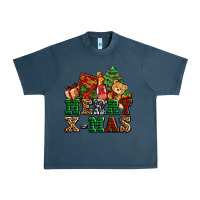 Midnight Navy merry xmas with christmas Urban Heavy Tee - AdoDesignShop
