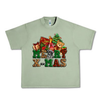 Oil Green merry xmas with christmas Urban Heavy Tee - AdoDesignShop