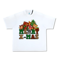 White merry xmas with christmas Urban Heavy Tee - AdoDesignShop