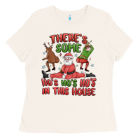 Bone there's some ho's ho's ho's in this house Ladies Tee - MaliasSmallBusiness