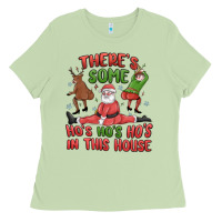 Matcha there's some ho's ho's ho's in this house Ladies Tee - MaliasSmallBusiness
