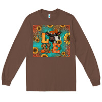 Chestnut love autumn cow Long Sleeve Tee - Jasminsmagicworld
