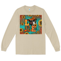 Mushroom love autumn cow Long Sleeve Tee - Jasminsmagicworld