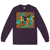 Plum love autumn cow Long Sleeve Tee - Jasminsmagicworld