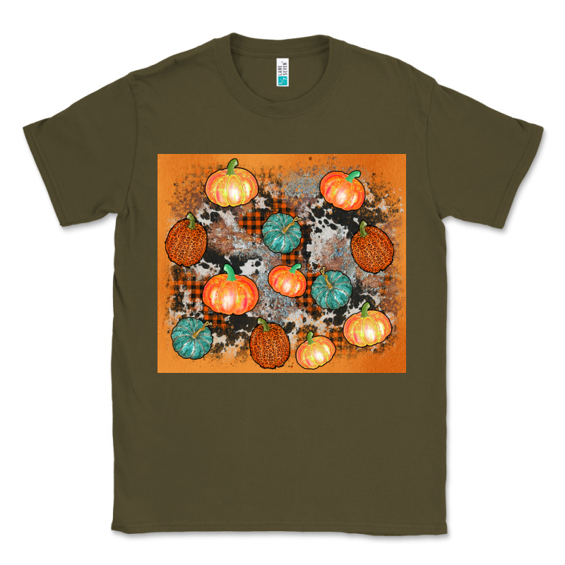 Cowhide Pumpkin Classic Tee by AdoDesignShop | Teevron