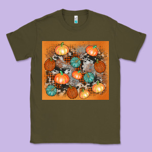 Cowhide Pumpkin Classic Tee Designed By Adodesignshop