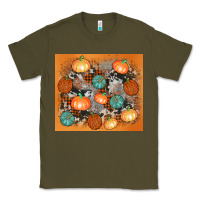 Army Green cowhide pumpkin Classic Tee - AdoDesignShop