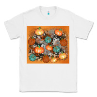 White cowhide pumpkin Classic Tee - AdoDesignShop