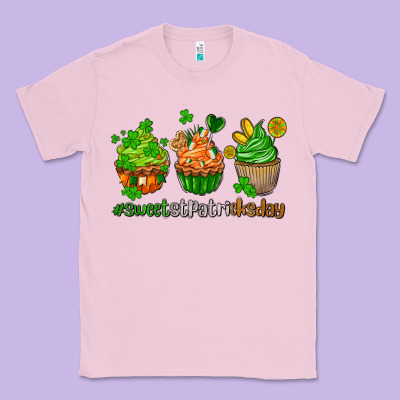 Sweet St Patricks Day Cupcake Classic Tee Designed By Adodesignshop
