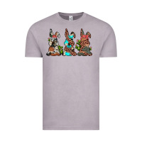Vintage Zinc leopard cowhide turquoise cactus bunny's Vintage Tee - JahusDesignShop