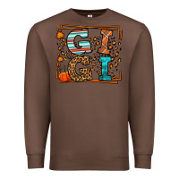 Chestnut Fall Autumn Leopard Gigi Premium Sweatshirt - LillyAllenDesigns